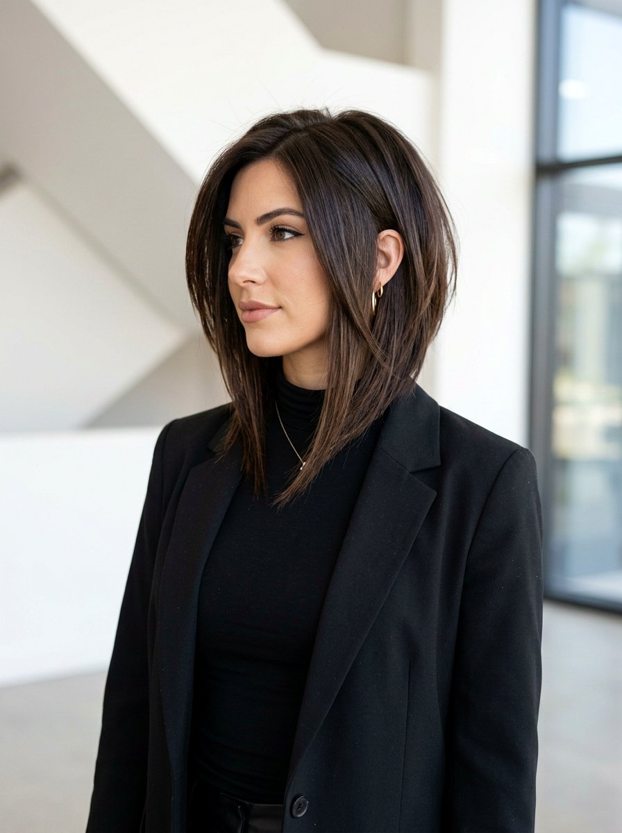 Layered Asymmetrical Bob Haircut - 20 cute layered haircut ideas for women - 20 cute layered haircut ideas for women