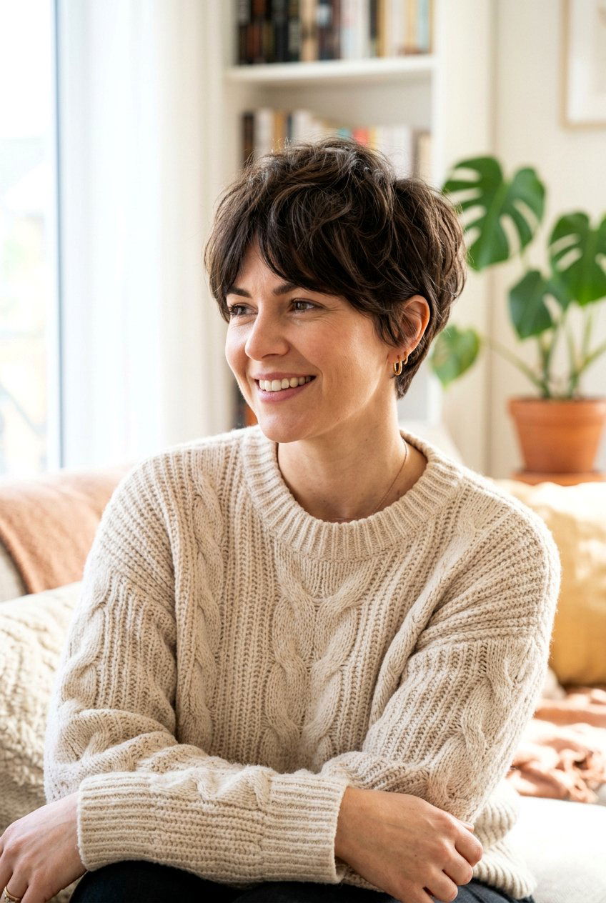 Layered Bixie Cut For Color Growth - 20 haircut for transitioning hair color damage - 20 haircut for transitioning hair color damage