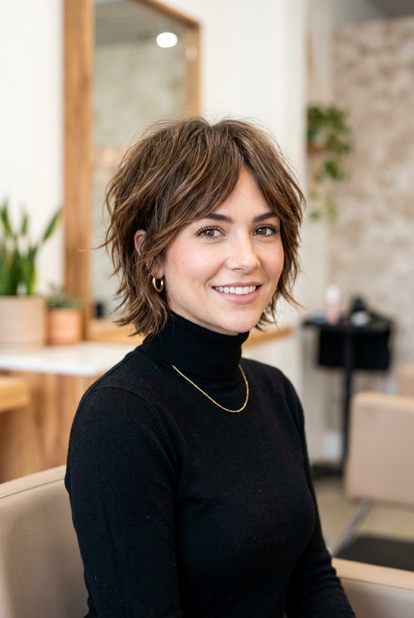 Layered Bixie Cut - 20 80s layered short haircut women - 20 80s layered short haircut women