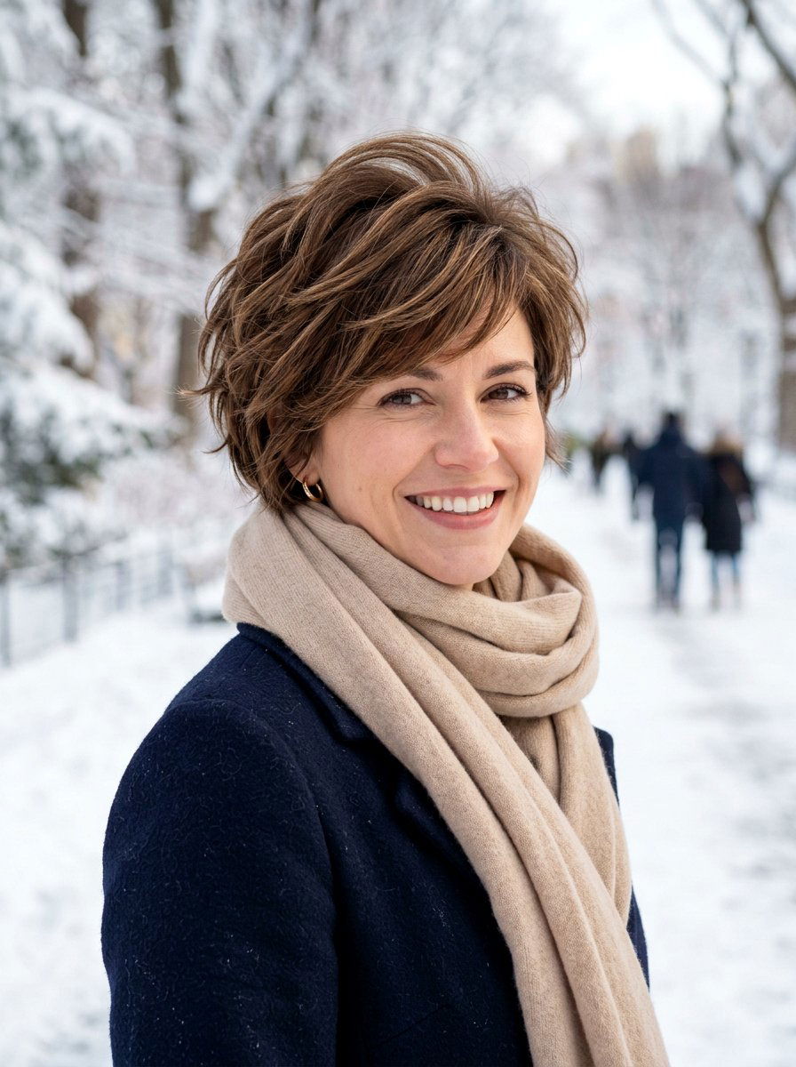 Layered Bixie With Root Volume - 20 layered bixie with movement - 20 layered bixie with movement