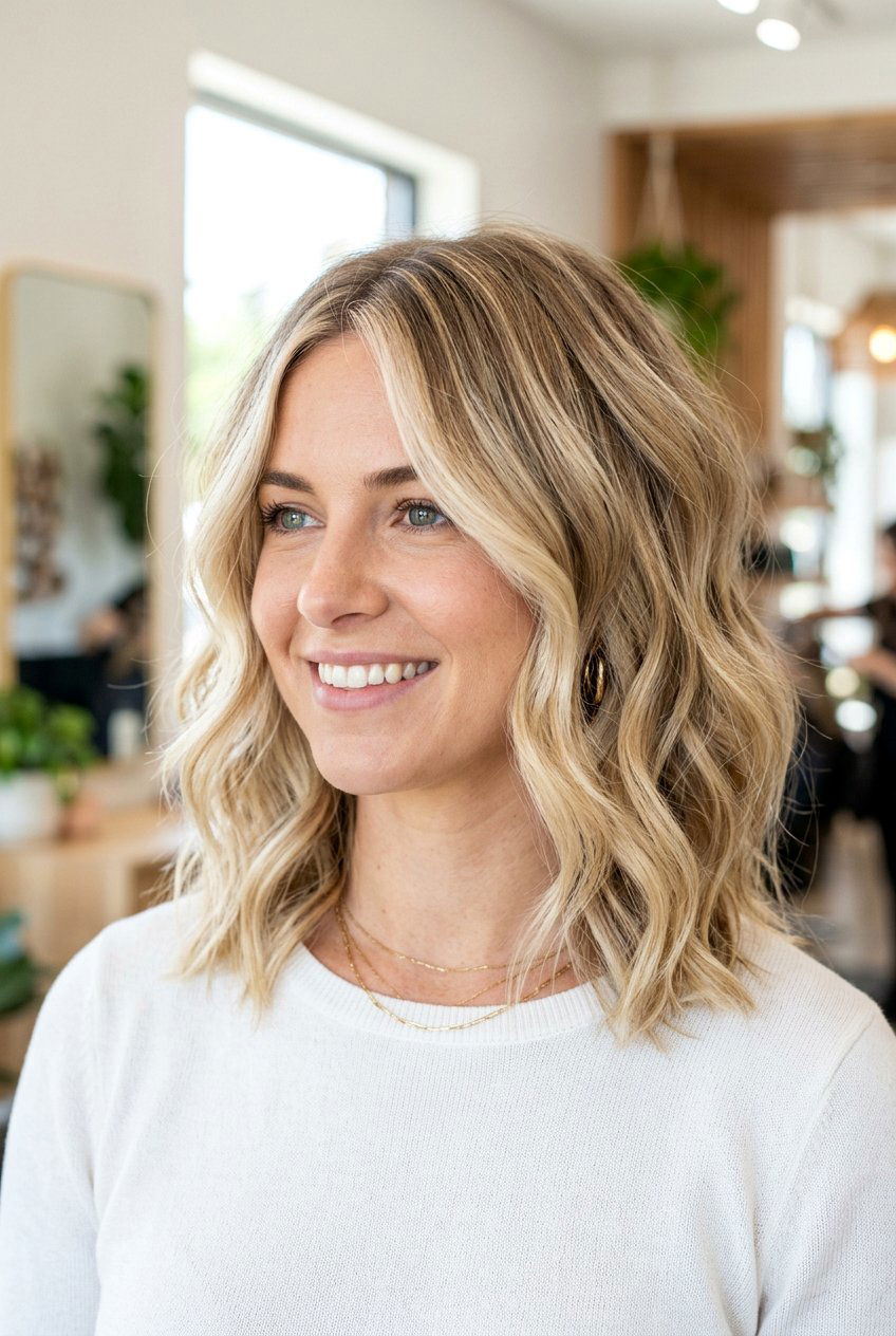Layered Blonde Collarbone Haircut For Thick Hair - 20 collarbone haircut for thick hair - 20 collarbone haircut for thick hair