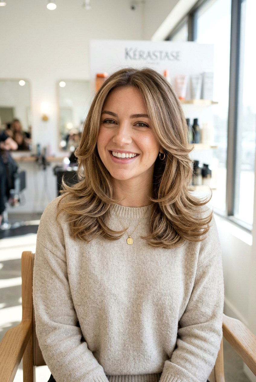 Layered Blowout Haircut For Shoulder Length Hair - 20 layered blowout haircut - 20 layered blowout haircut