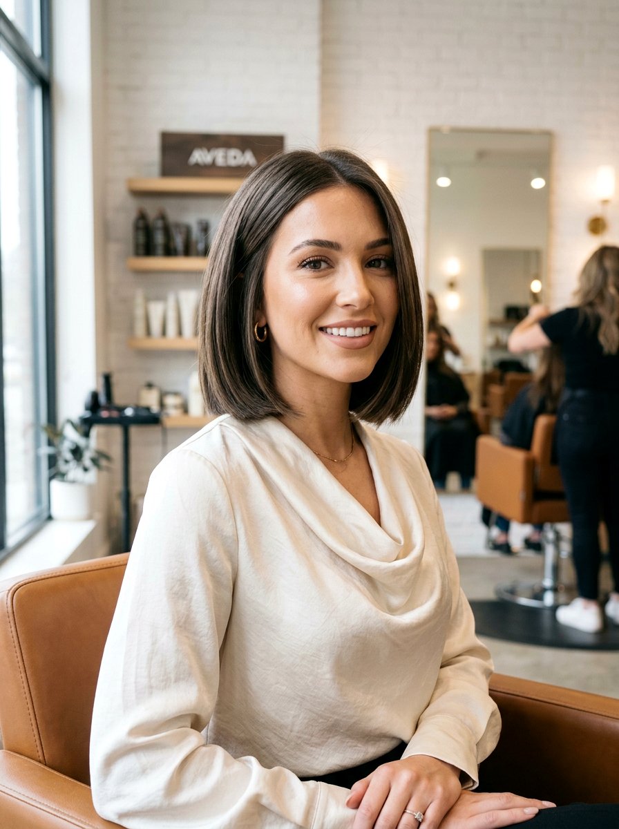 Layered Blunt Bob - 20 summer layered haircut ideas - 20 summer layered haircut ideas