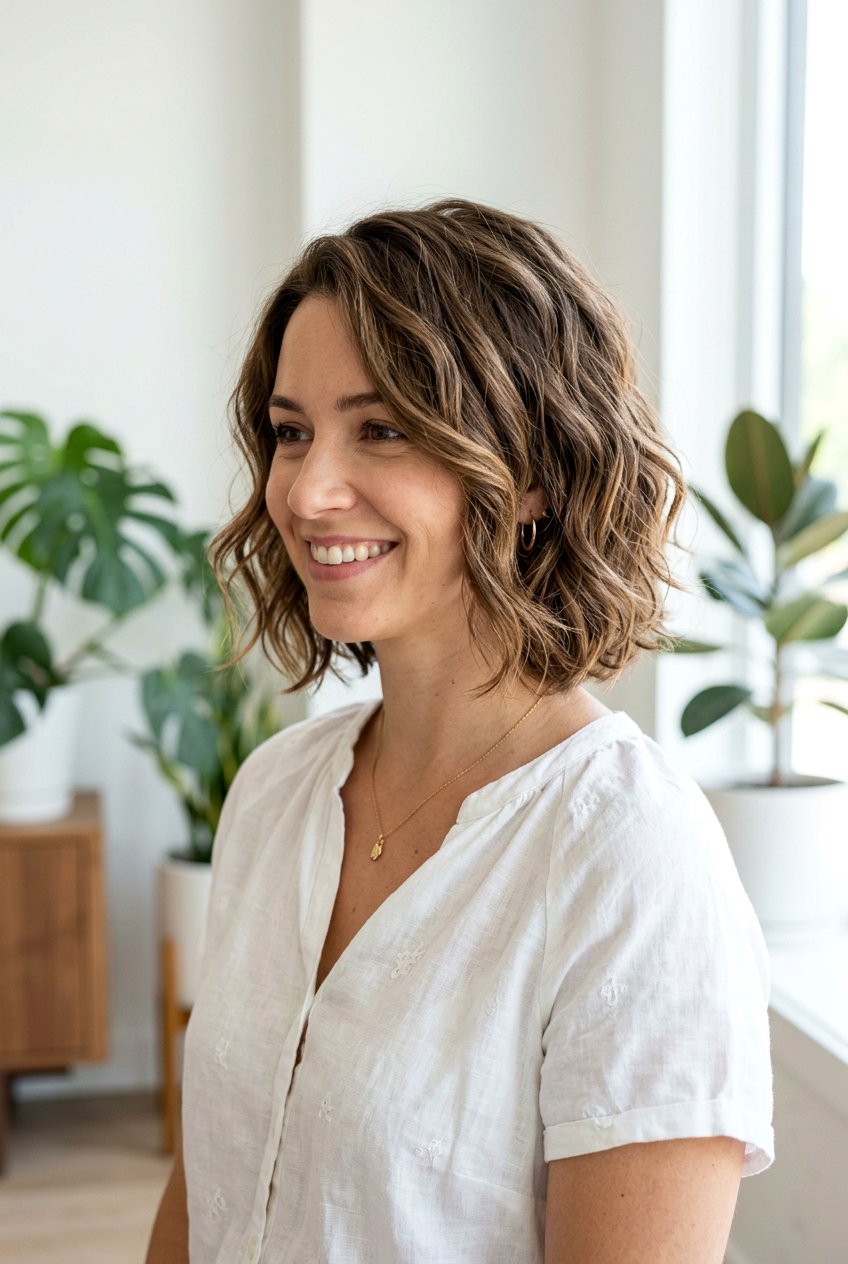 Layered Bob For Wavy Hair - 20 best haircut for wavy hair - 20 best haircut for wavy hair