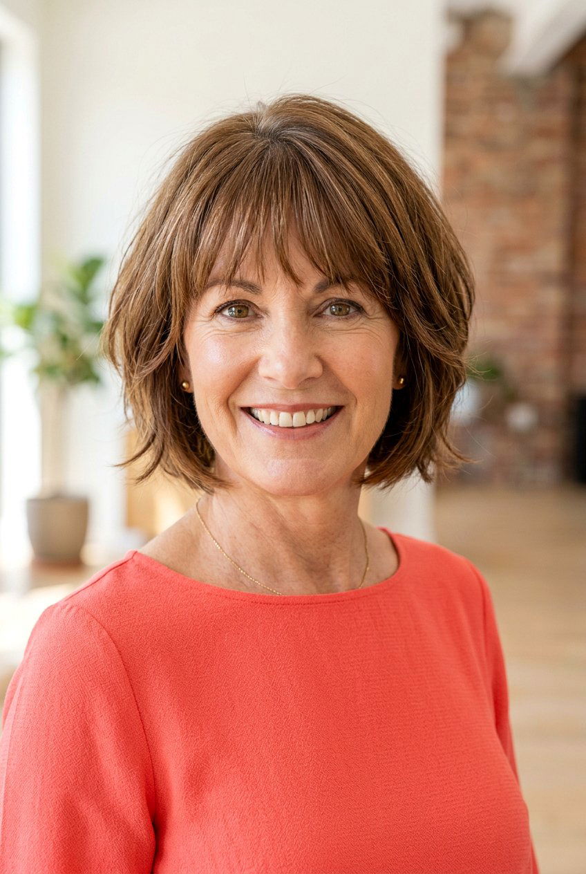 Layered Bob Fringe - 20 soft fringe haircut for mature women - 20 soft fringe haircut for mature women