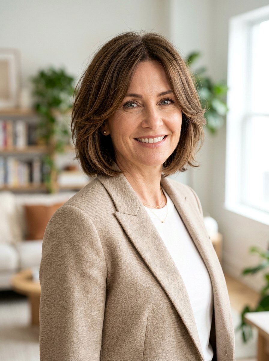 Layered Bob Haircut - 20 short haircut for women over 40 - 20 short haircut for women over 40