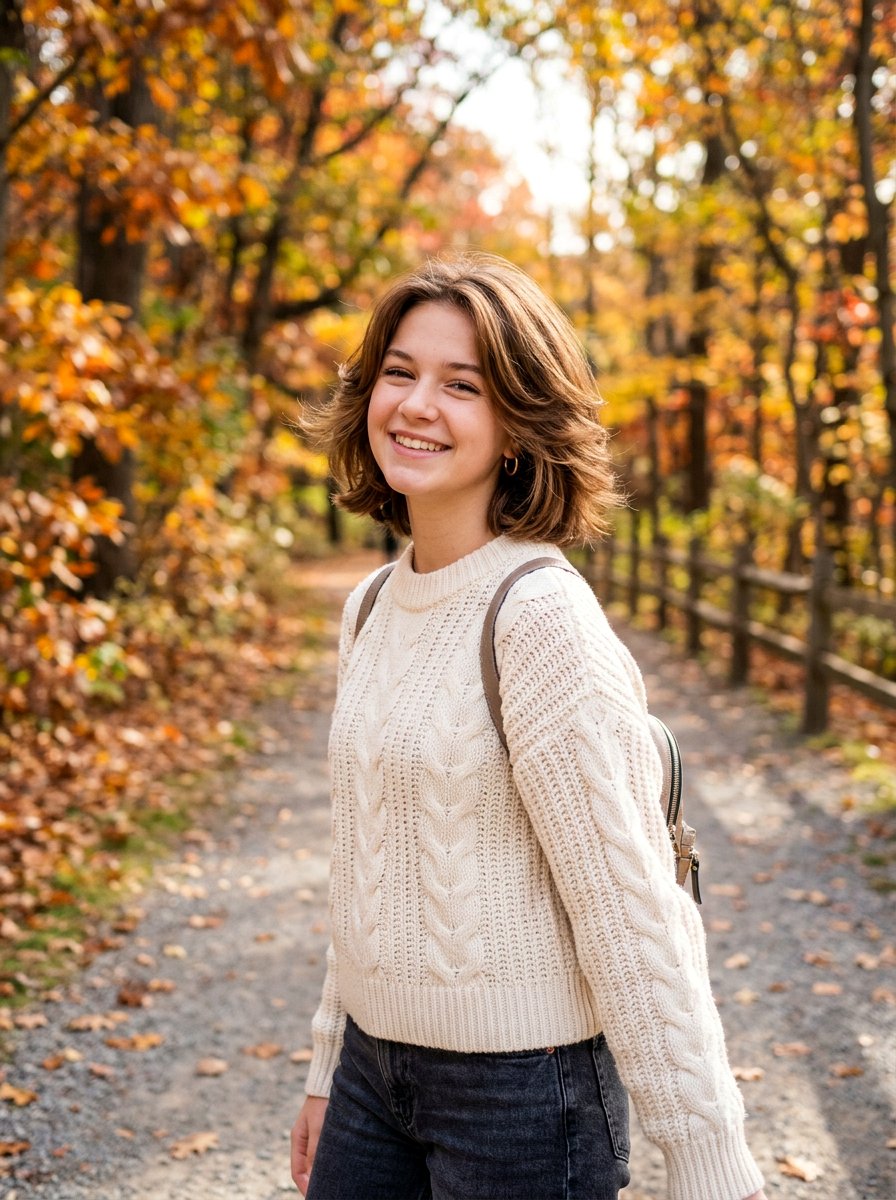 Layered Bob Haircut - 20 trendy haircut for teenage girls 2026 - 20 trendy haircut for teenage girls 2026