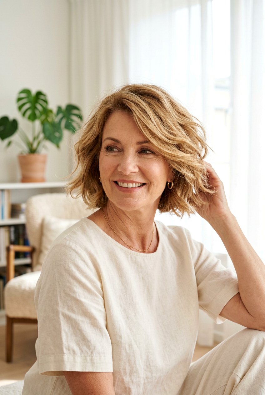 Layered Bob Haircut - 20 short hairstyles for women over 50 - 20 short hairstyles for women over 50