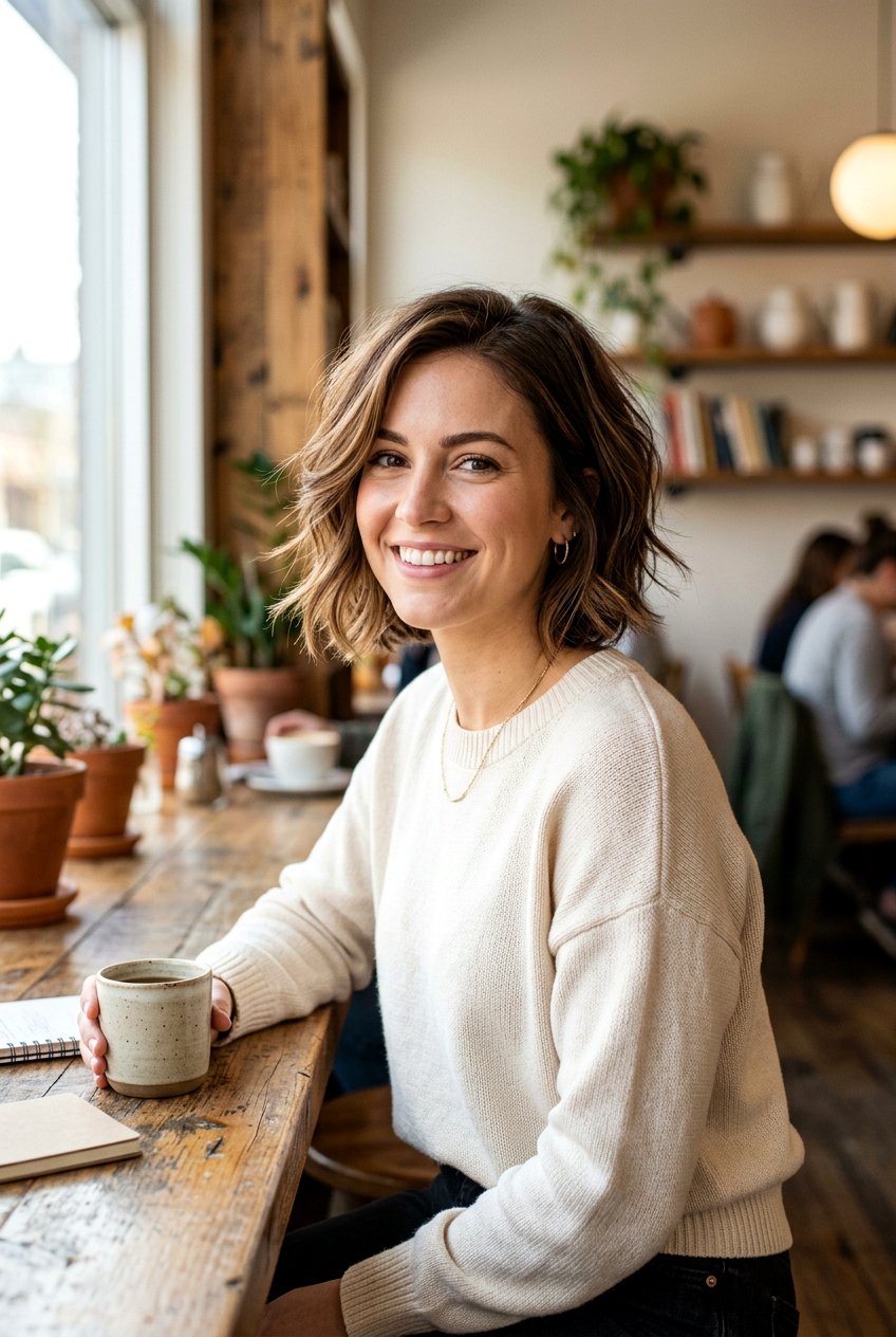 Layered Bob Haircut For Volume - 20 easy short haircut for busy mornings - 20 easy short haircut for busy mornings