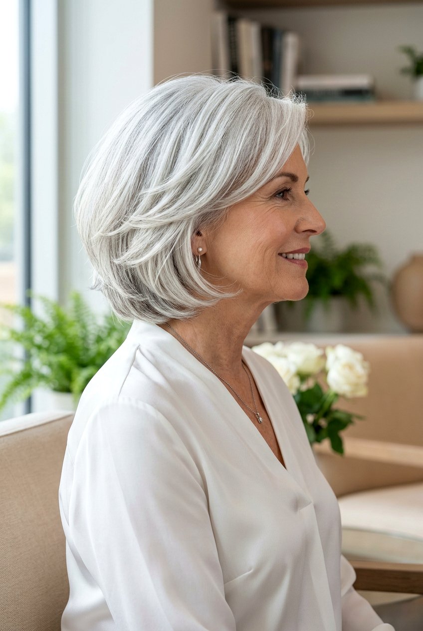 Layered Bob Haircut - 20 layered haircut for women over 60 with thin hair - 20 layered haircut for women over 60 with thin hair