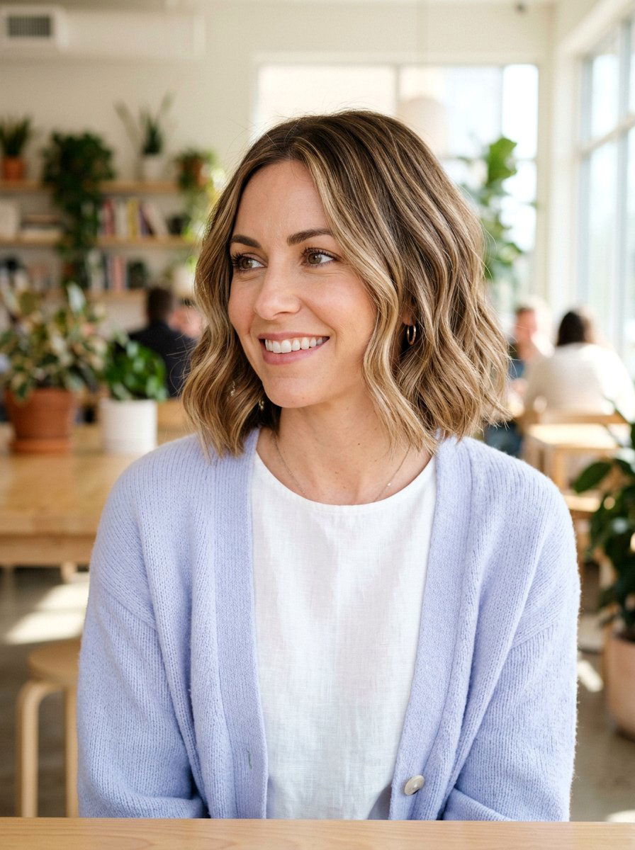 Layered Bob With Babylights - 20 simple hairstyle for layered bob haircut - 20 simple hairstyle for layered bob haircut