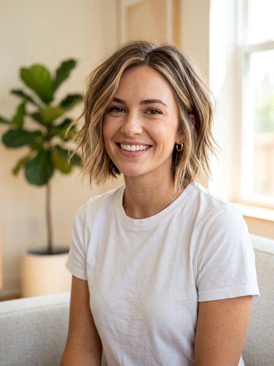 Layered Bob With Balayage - 20 layered haircut hair color ideas - 20 layered haircut hair color ideas