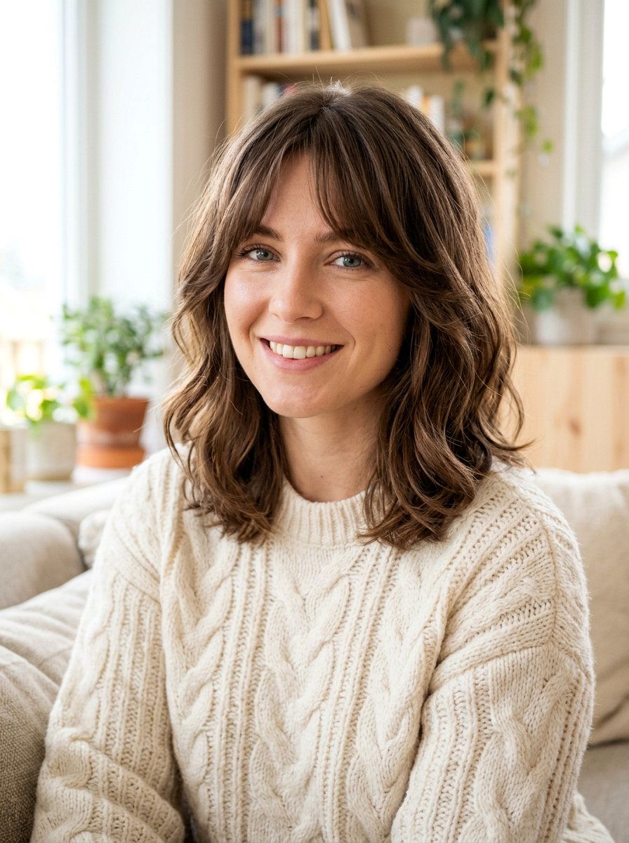 Layered Bob With Curtain Bangs - 20 simple hairstyle for layered bob haircut - 20 simple hairstyle for layered bob haircut