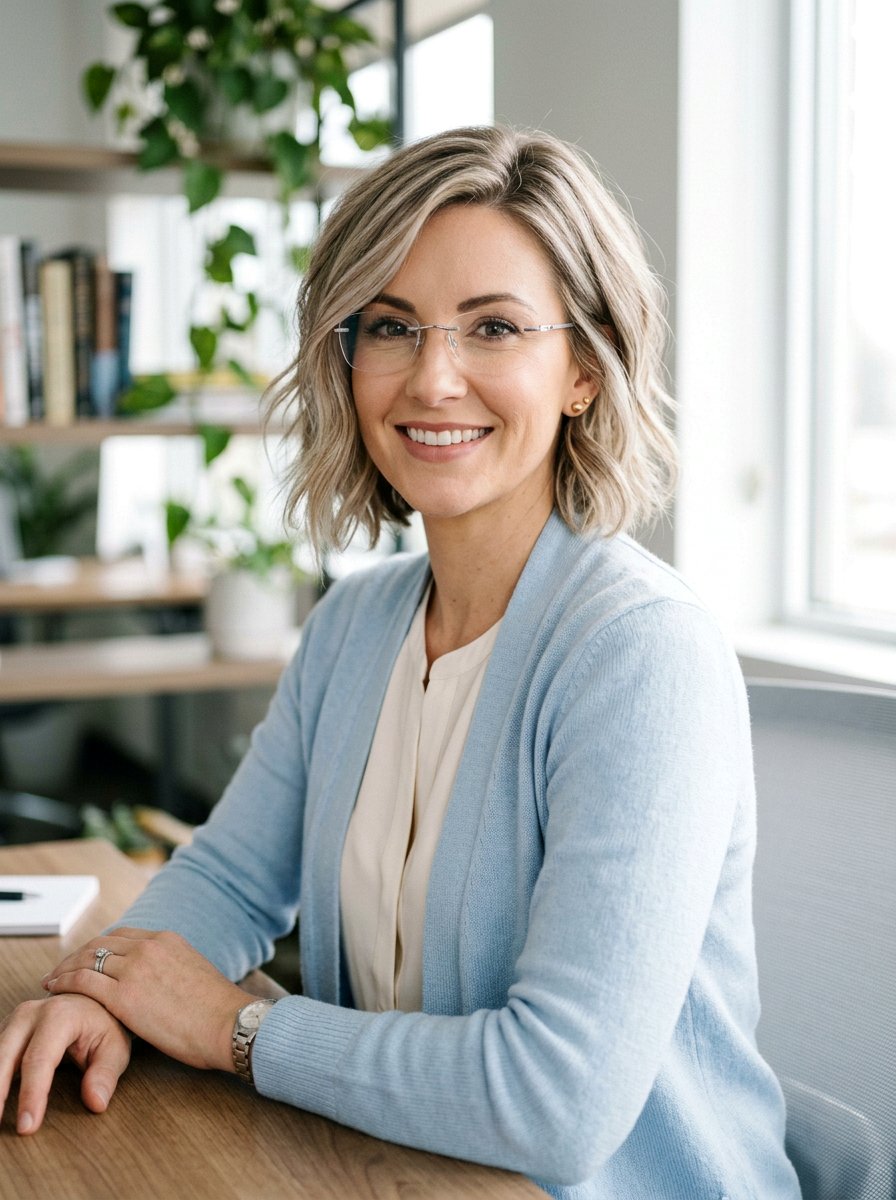 Layered Bob With Glasses - 20 office bob haircut with glasses - 20 office bob haircut with glasses