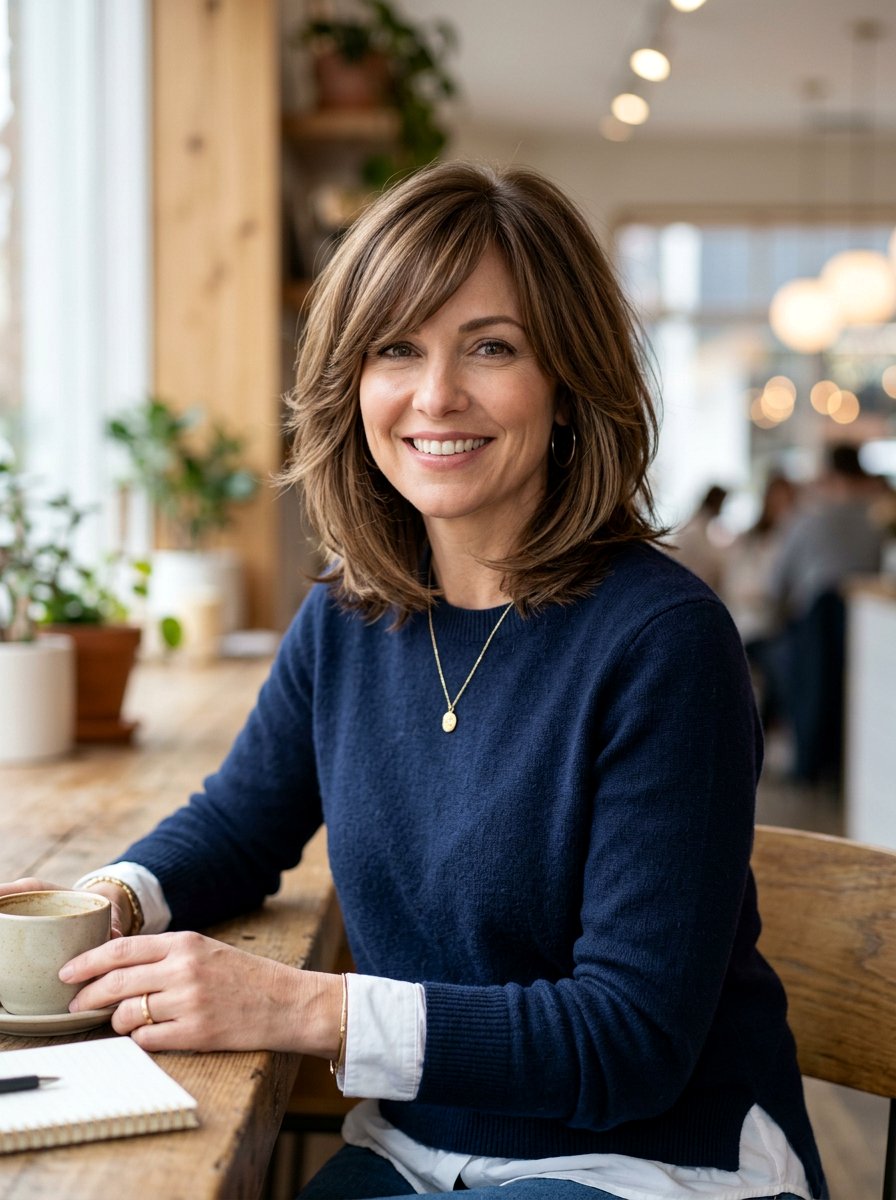 Layered Bob With Side Swept Fringe - 20 short haircut with side swept fringe - 20 short haircut with side swept fringe