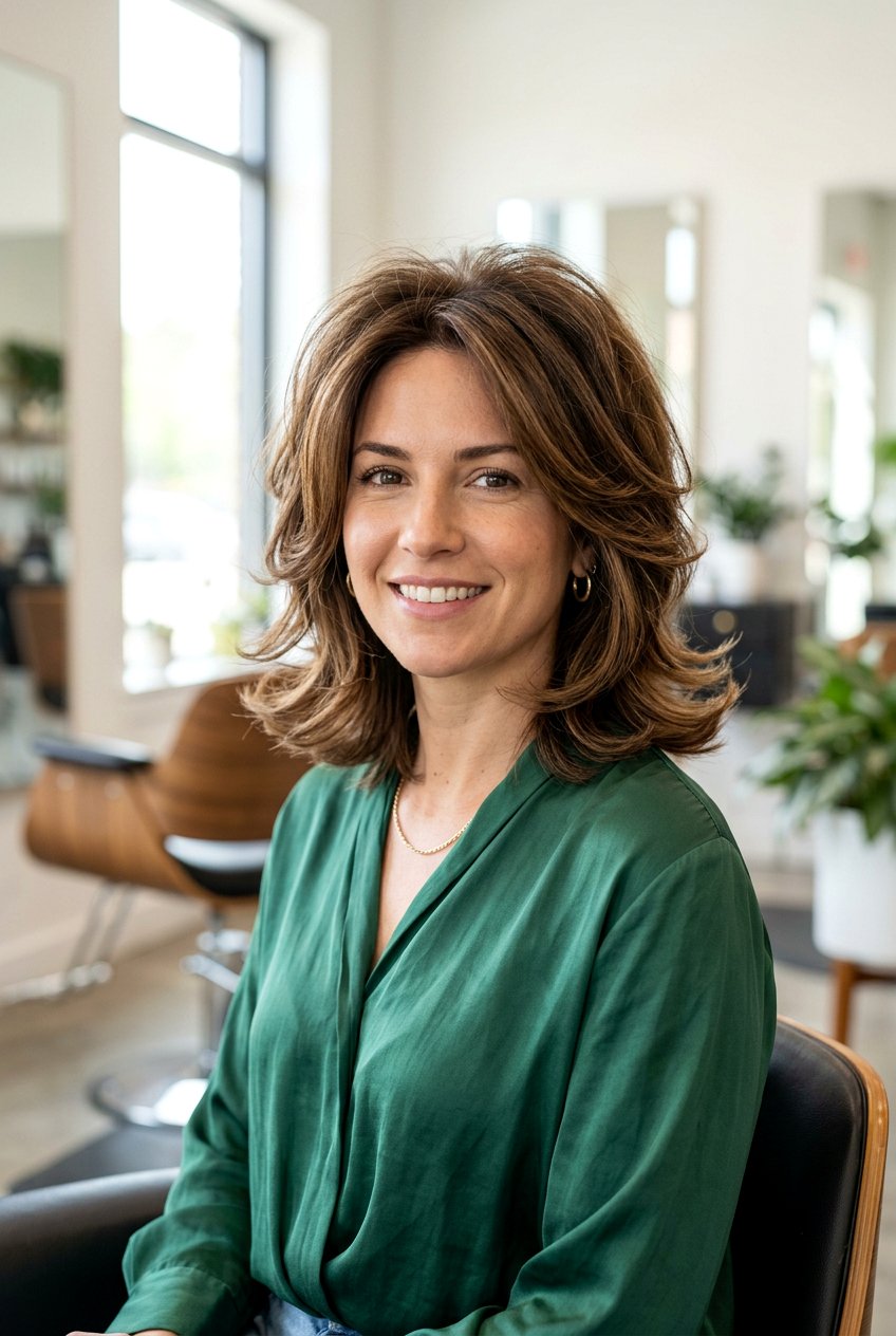 Layered Bob With Volume - 20 bouncy hairstyle for date night - 20 bouncy hairstyle for date night