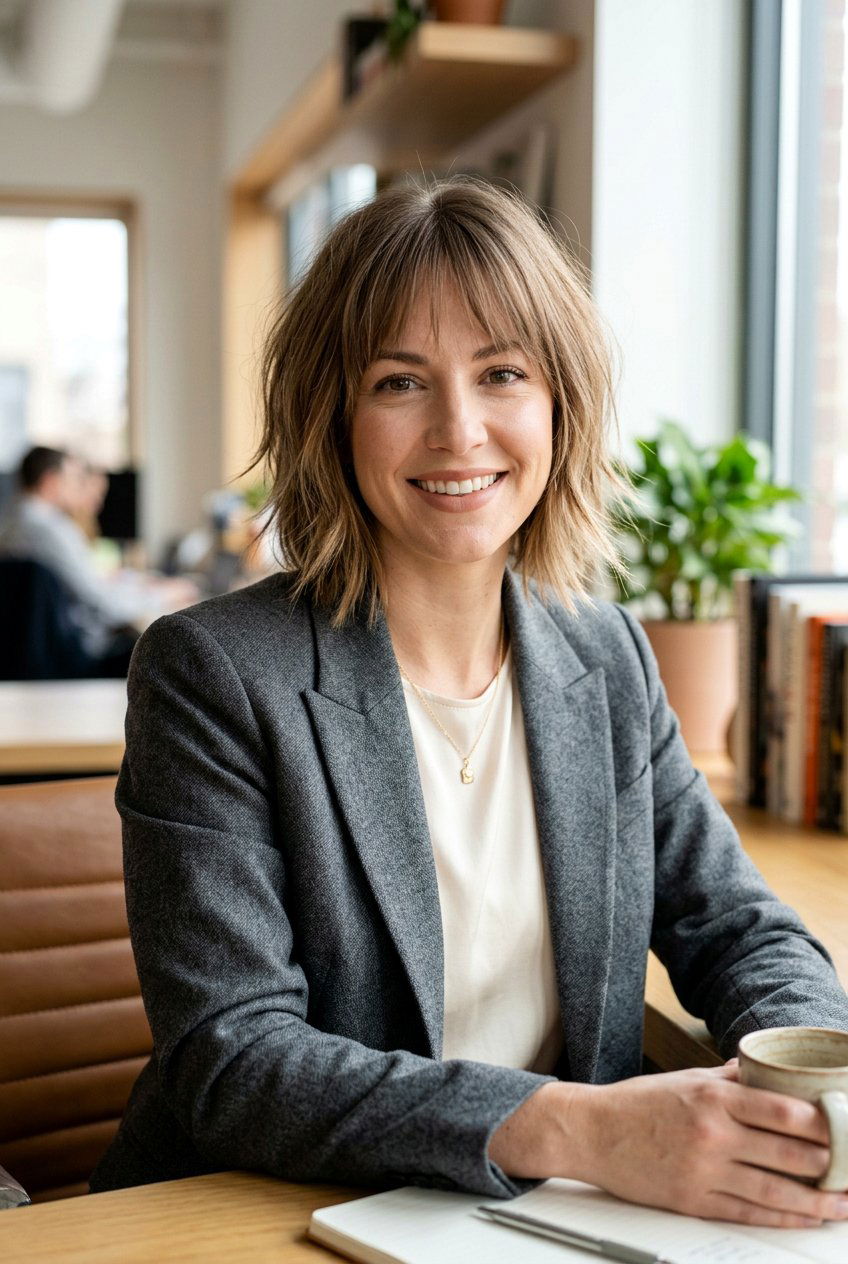 Layered Bob With Wispy Bangs - 20 wispy bangs for fine hair - 20 wispy bangs for fine hair