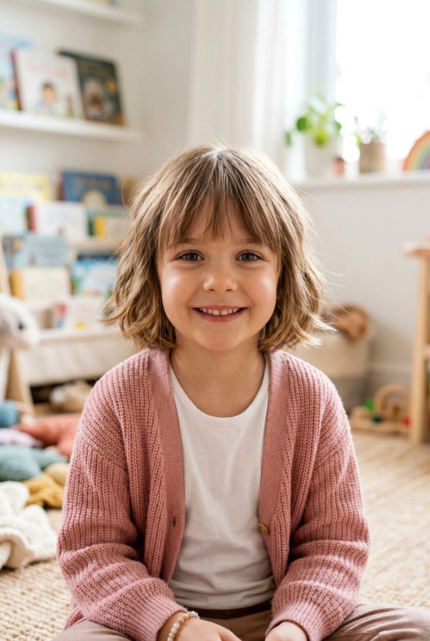 Layered Bob With Wispy Bangs - 20 little girls bob haircut with bangs - 20 little girls bob haircut with bangs