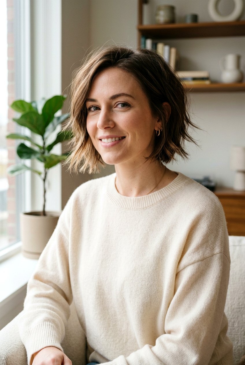 Layered Bob With Wispy Ends - 20 trendy layered haircuts 2026 - 20 trendy layered haircuts 2026