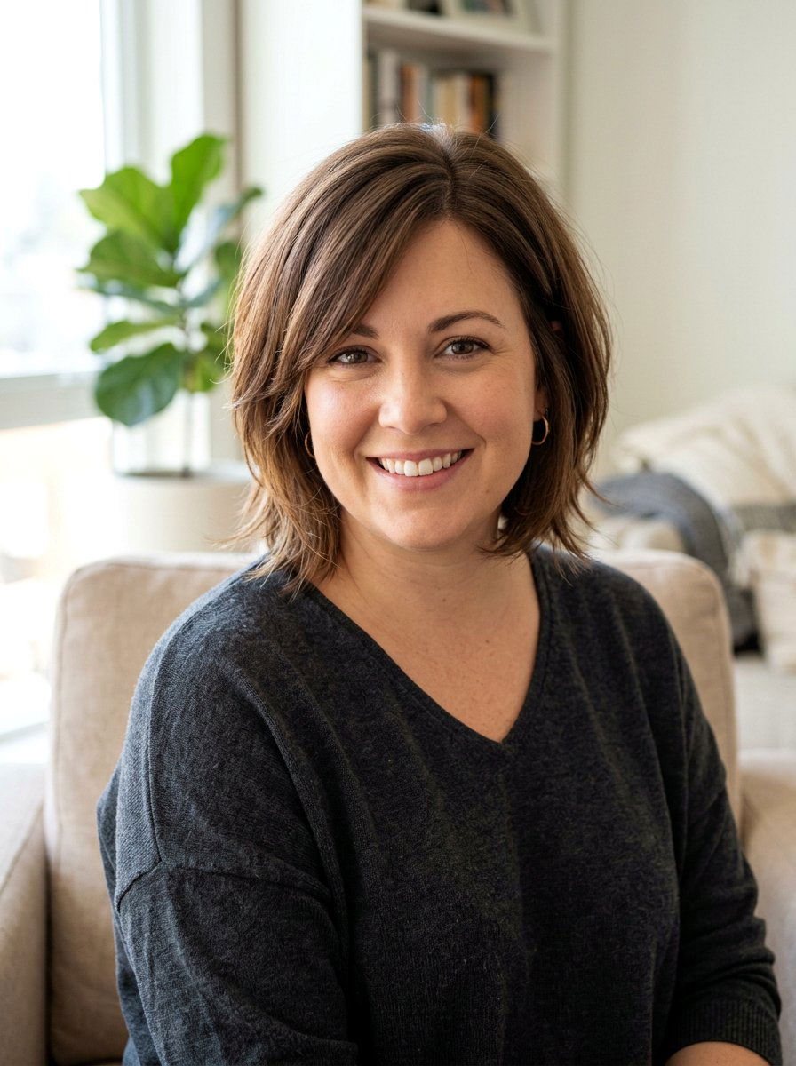 Layered Bob for Apple Face - 20 flattering haircut for apple face women - 20 flattering haircut for apple face women