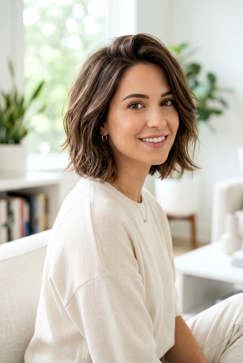 Layered Bob for Thinning Crown - 20 hairstyles to hide thinning hair - 20 hairstyles to hide thinning hair
