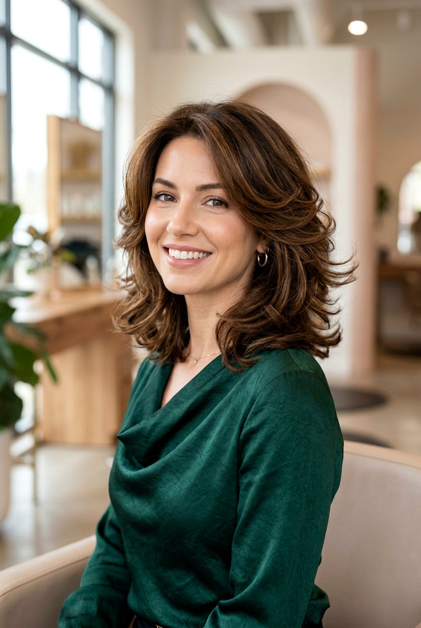 Layered Butterfly Bob For Medium Length - 20 airy butterfly layers for medium hair - 20 airy butterfly layers for medium hair