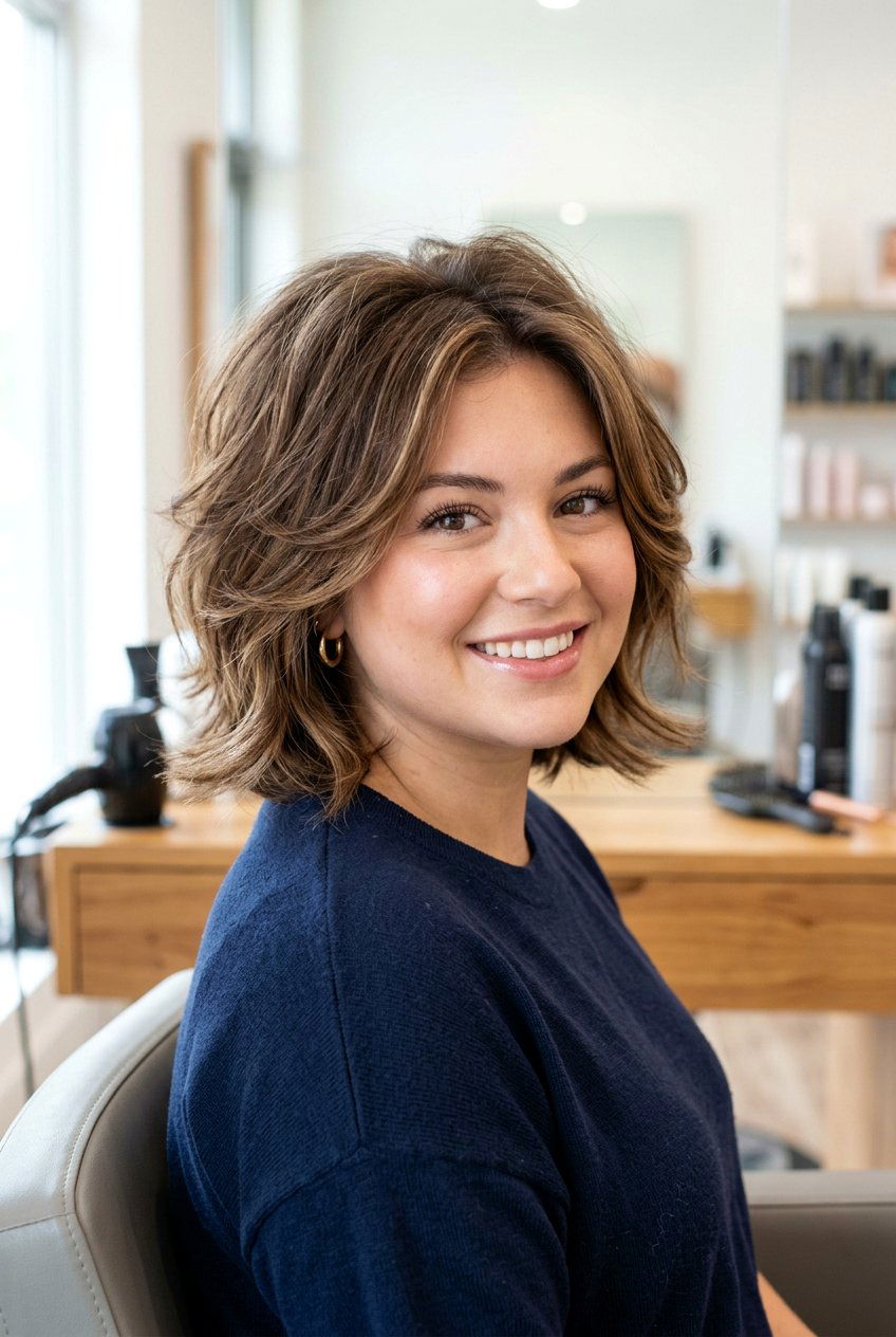 Layered Butterfly Cut For Round Face - 20 butterfly layers for long hair - 20 butterfly layers for long hair