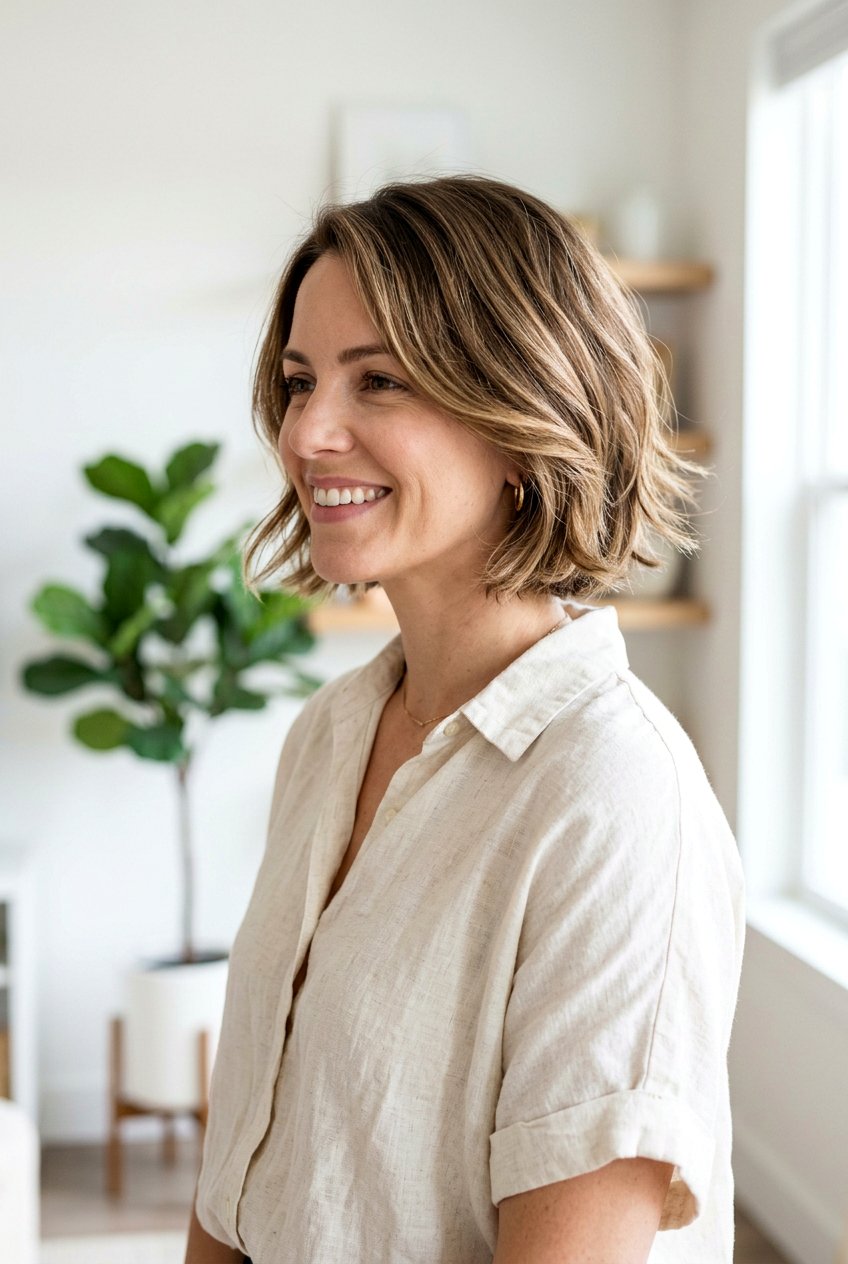 Layered Cheekbone Bob - 20 cheekbone bob haircut - 20 cheekbone bob haircut