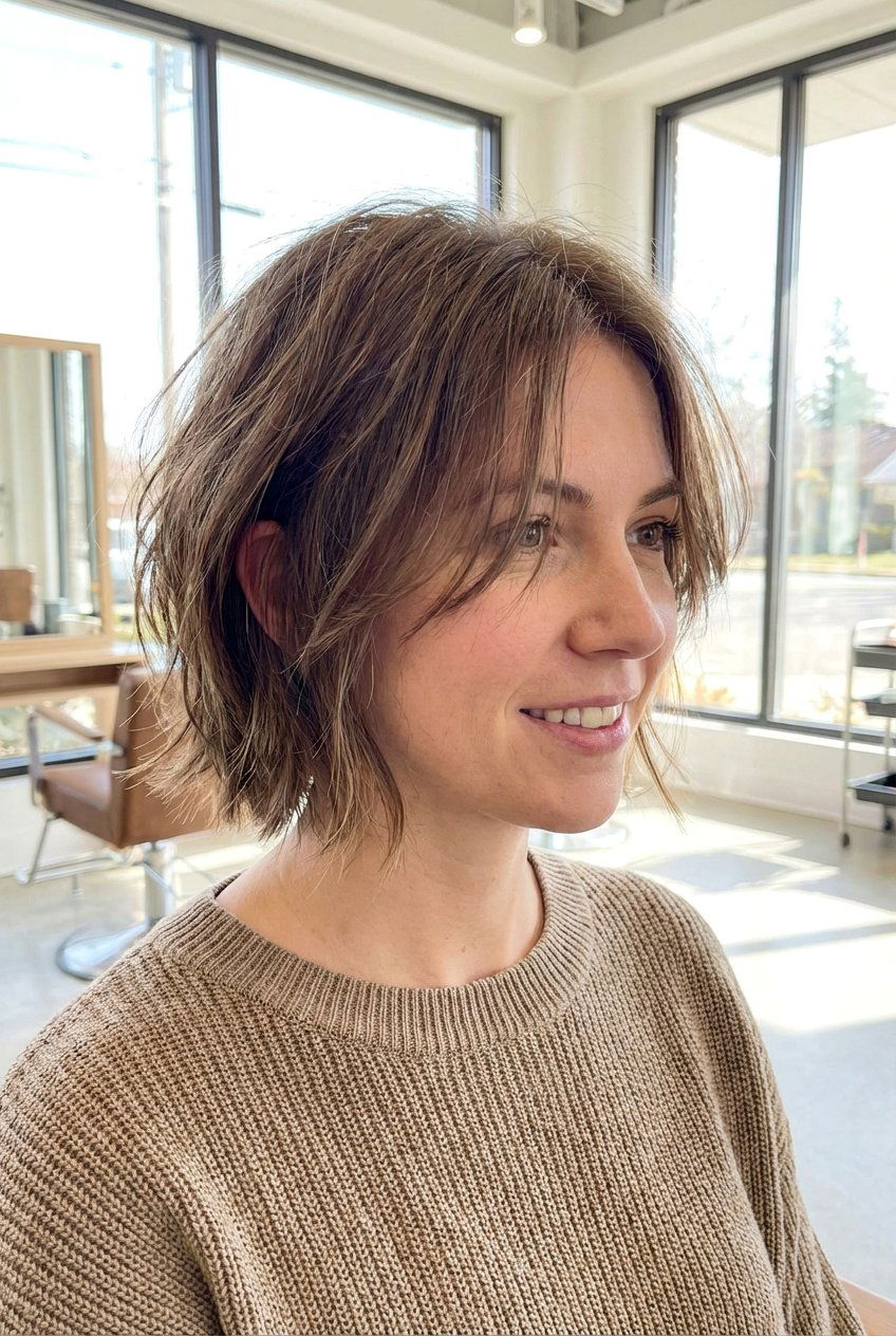 Layered Choppy Bob - 20 choppy bob haircut - 20 choppy bob haircut