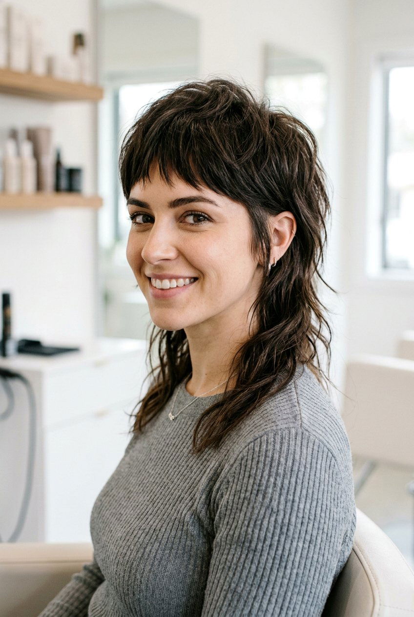 Layered Choppy Mullet Haircut - 20 choppy mullet haircut women - 20 choppy mullet haircut women