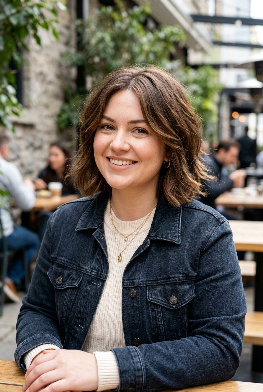 Layered Collarbone Bob for Round Face - 20 collarbone bob for round face - 20 collarbone bob for round face