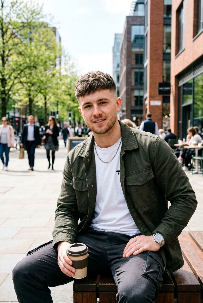 Layered Crop Thin Crown - 20 men haircut for thin crown - 20 men haircut for thin crown