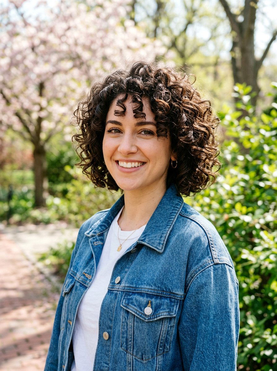 Layered Curly Bob - 20 polished haircut for curly shoulder length hair - 20 polished haircut for curly shoulder length hair