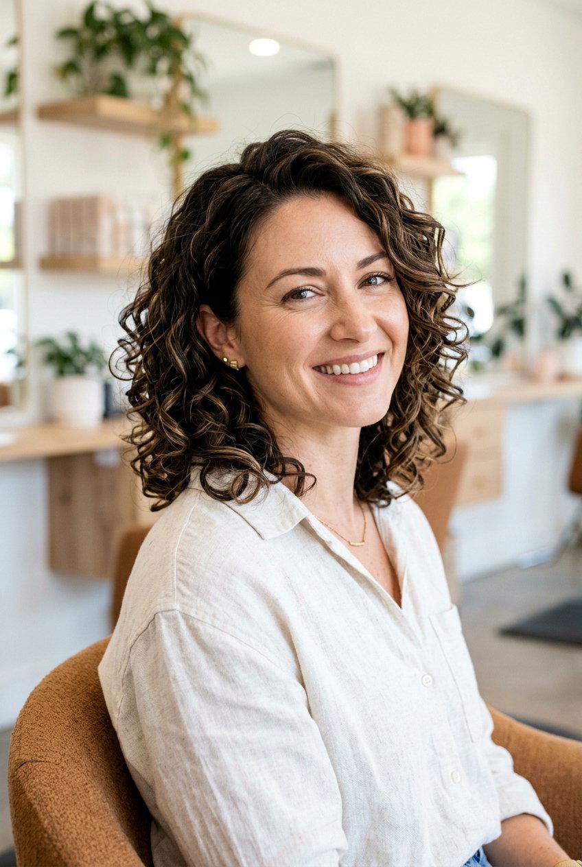 Layered Curly Bob Haircut - 20 low maintenance haircut for curly fine hair - 20 low maintenance haircut for curly fine hair