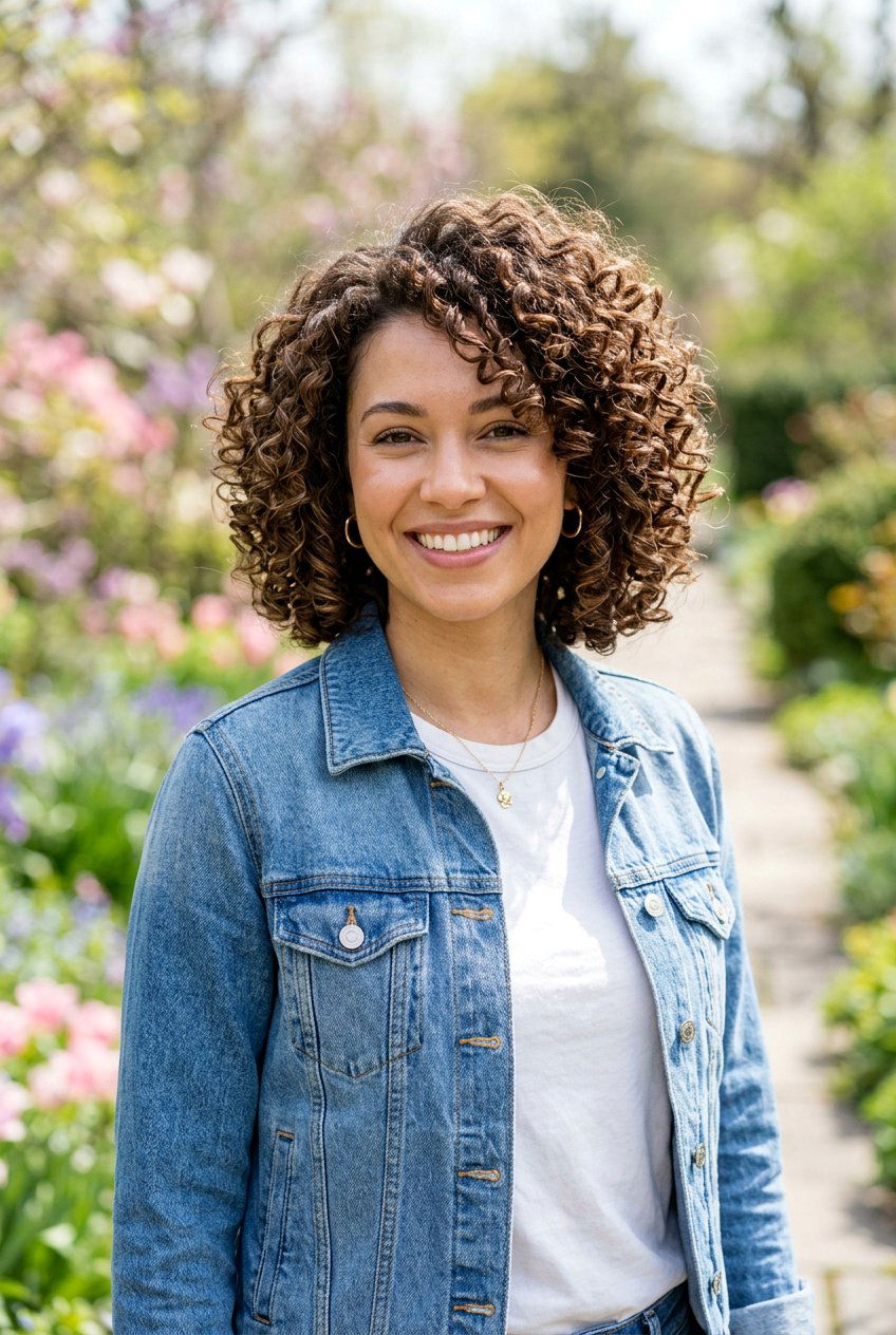 Layered Curly Bob - 20 curly afro bob haircut - 20 curly afro bob haircut