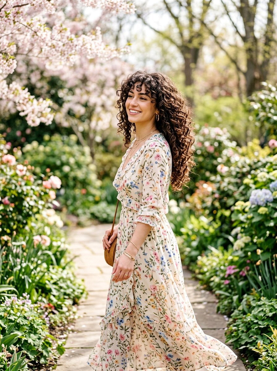 Layered Curly Butterfly Cut - 20 curly hairstyle ideas for women - 20 curly hairstyle ideas for women