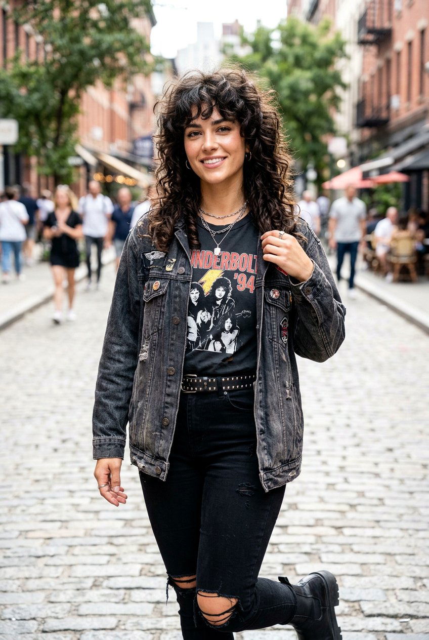 Layered Curly Butterfly Shag - 20 curly butterfly layers for long hair - 20 curly butterfly layers for long hair