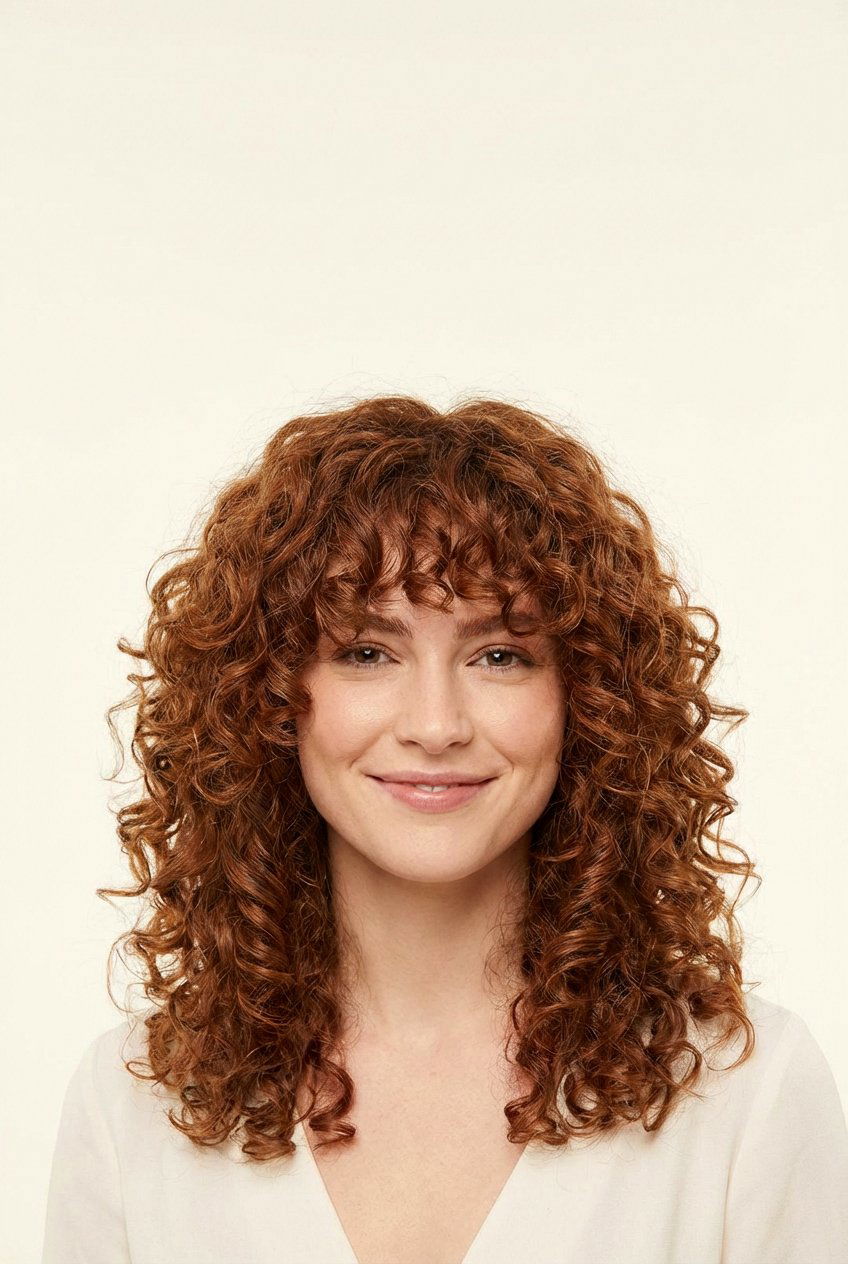 Layered Curly Hair With Bangs - 20 curly hair with bangs - 20 curly hair with bangs