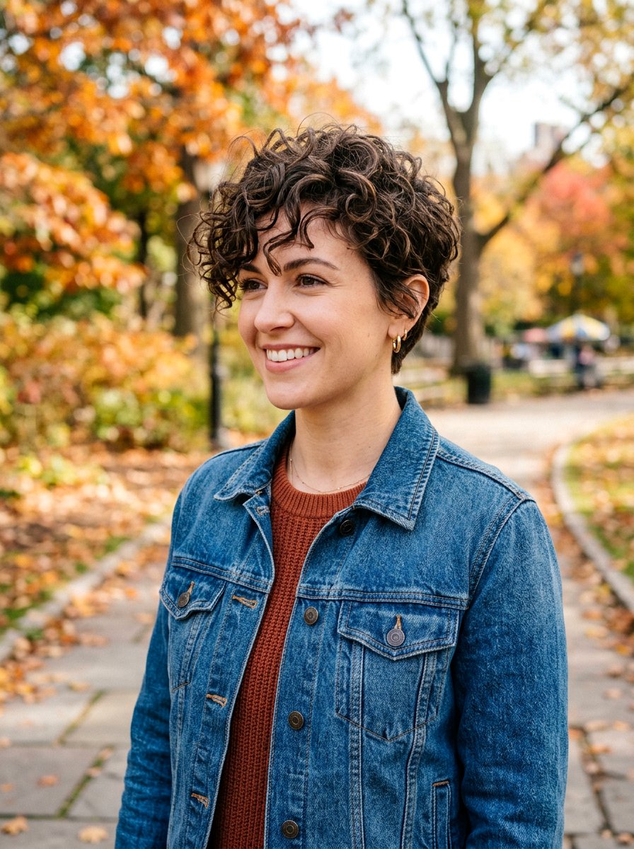 20 Empowering Curly Pixie Hairstyles for Fine Curls Women