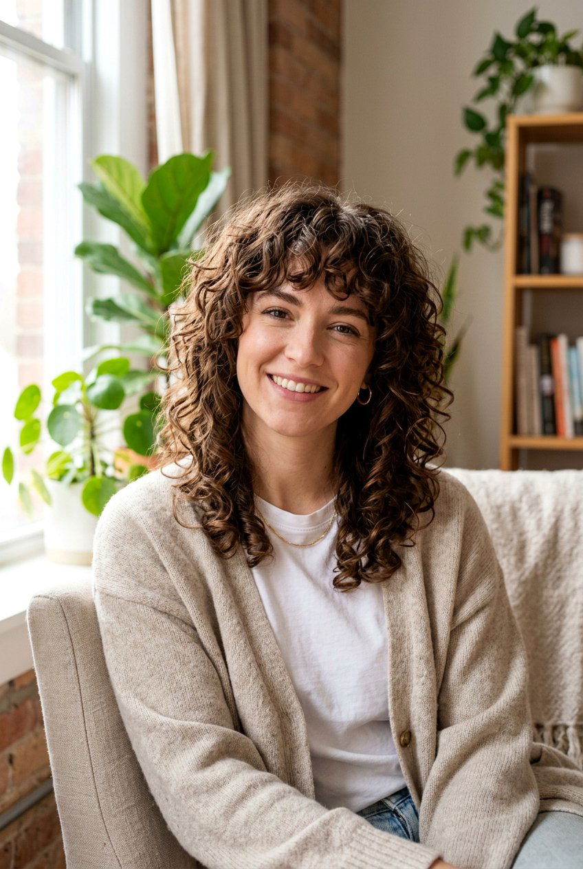 Layered Curly Shag For Frizzy Hair - 20 best haircut for curly frizzy hair - 20 best haircut for curly frizzy hair