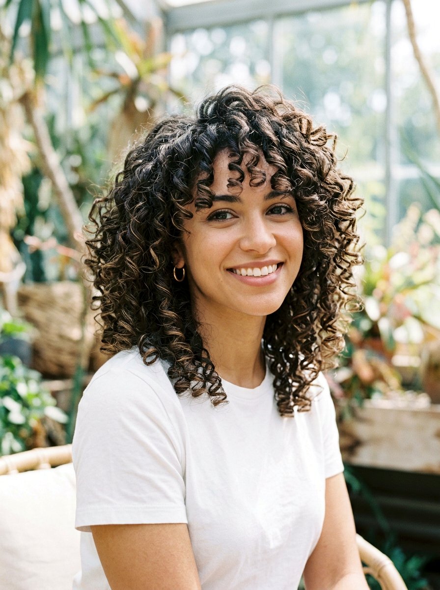 Layered Cut for Curly Hair - 20 volume haircut for curly hair - 20 volume haircut for curly hair