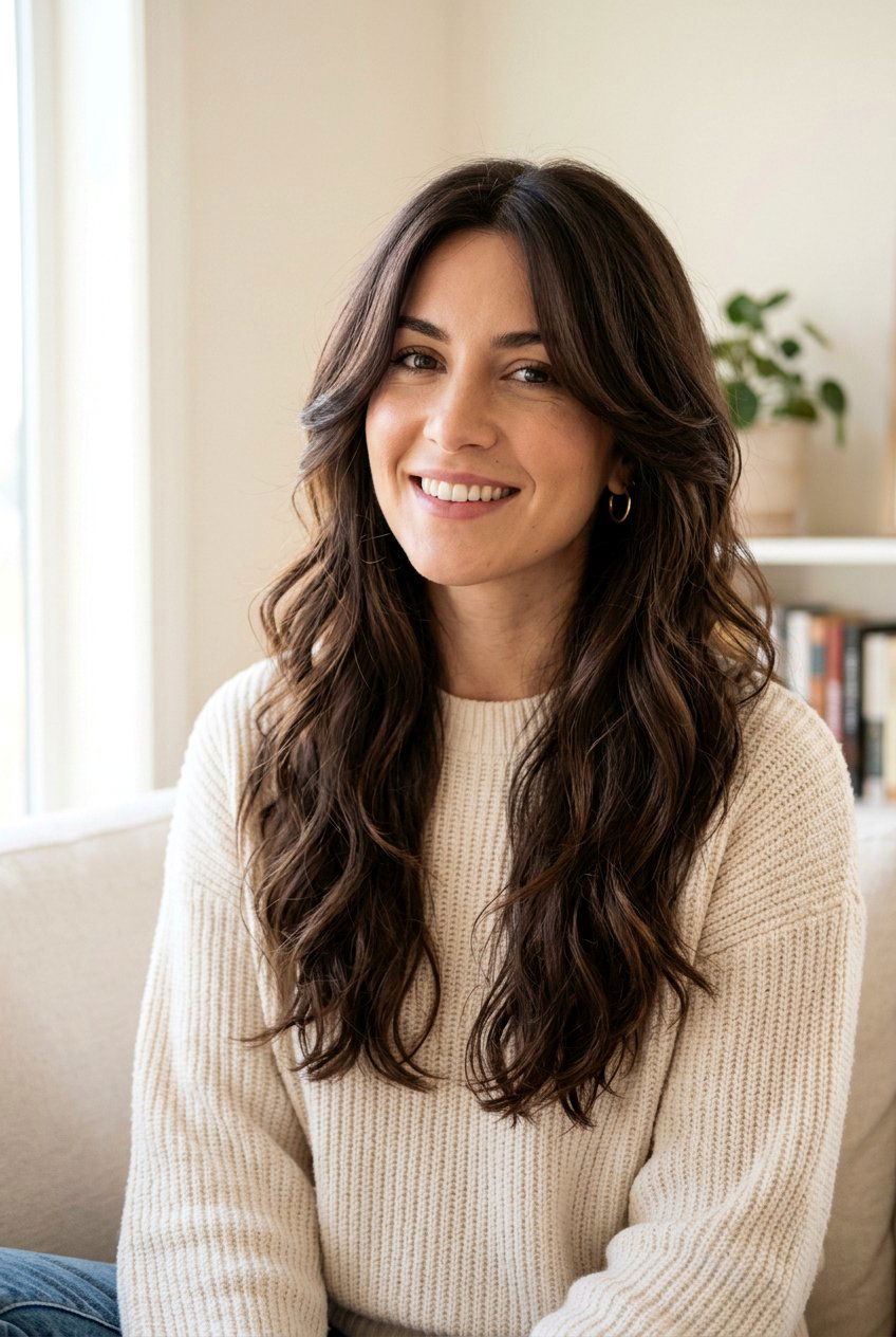 Layered Espresso Brunette Hair - 20 glossy espresso brunette - 20 glossy espresso brunette