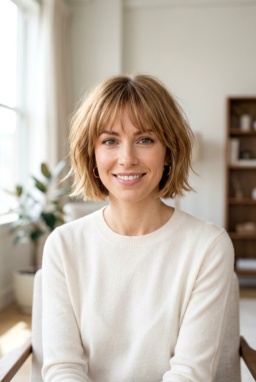 Layered French bob - 20 short layered haircuts - 20 short layered haircuts