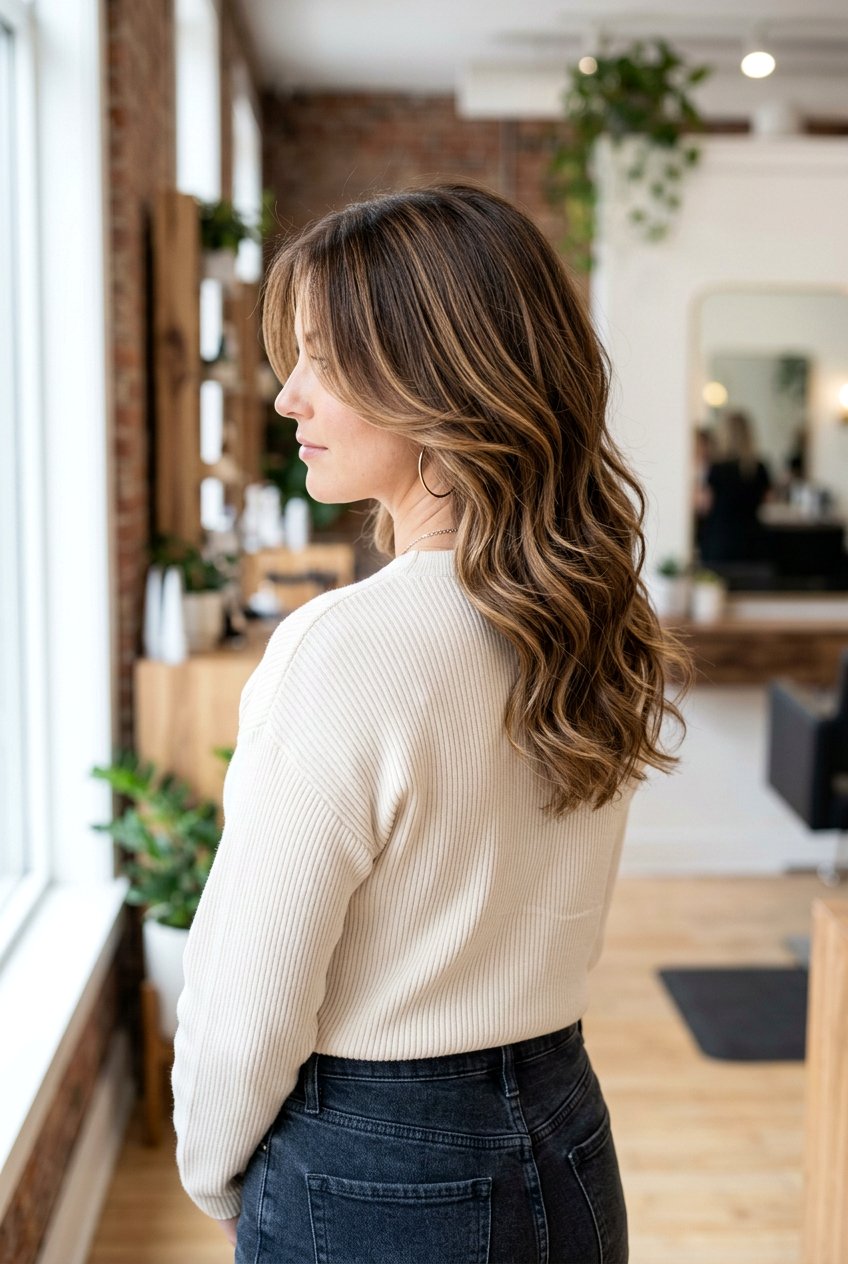 Layered Haircut With Balayage - 20 salon makeover hairstyles - 20 salon makeover hairstyles