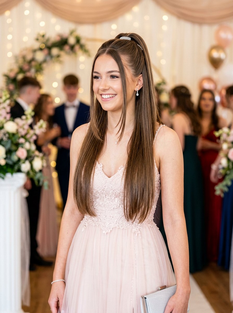 Layered Half Up Half Down Long Straight Hair - 20 teen girls long straight layers haircut - 20 teen girls long straight layers haircut