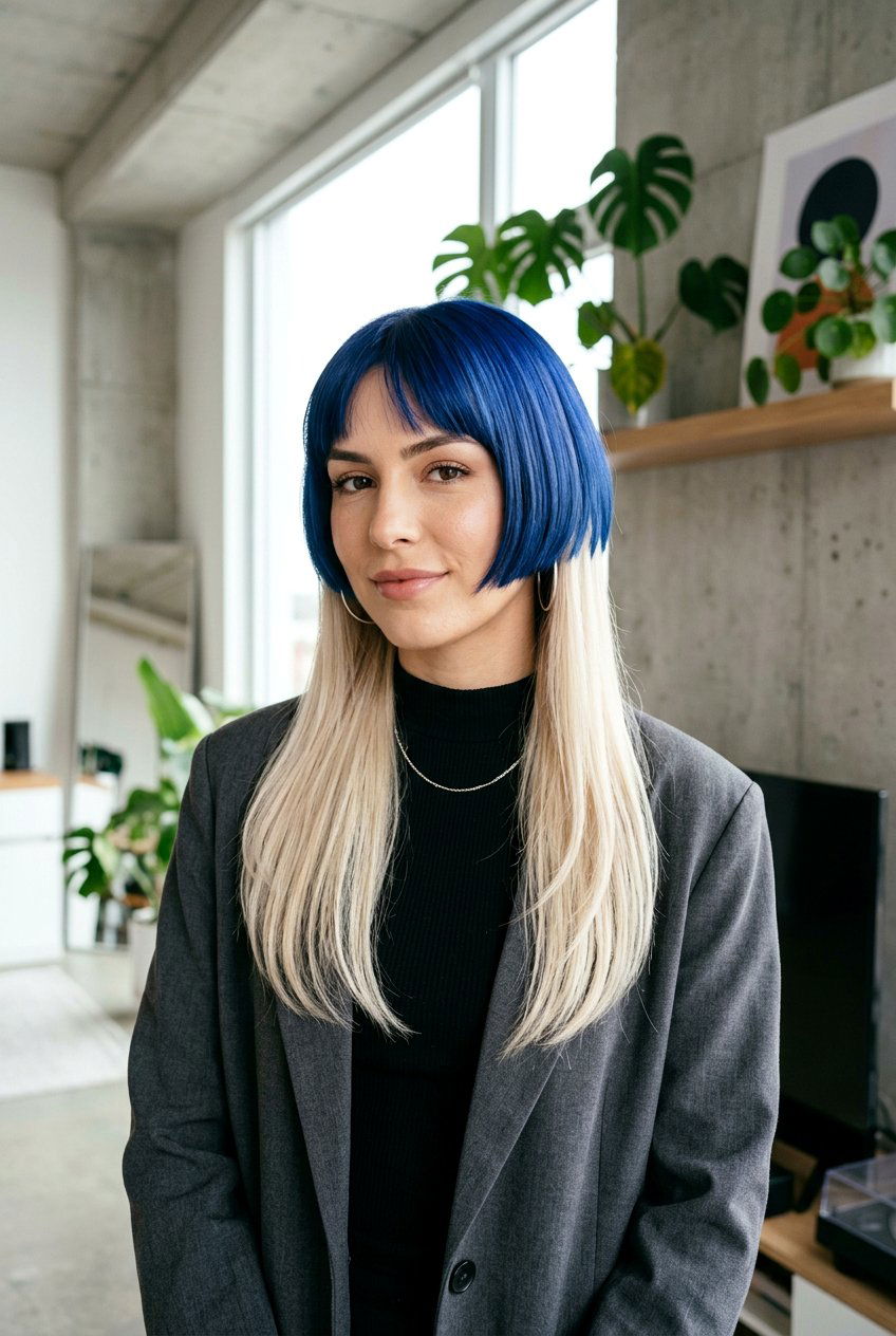 Layered Jellyfish Haircut With Split Color - 20 layered jellyfish haircut - 20 layered jellyfish haircut