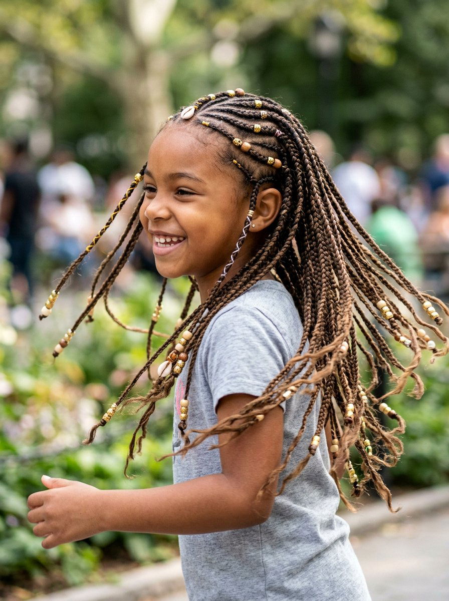 Layered Kids Fulani Braids - 20 kids fulani braids styles - 20 kids fulani braids styles