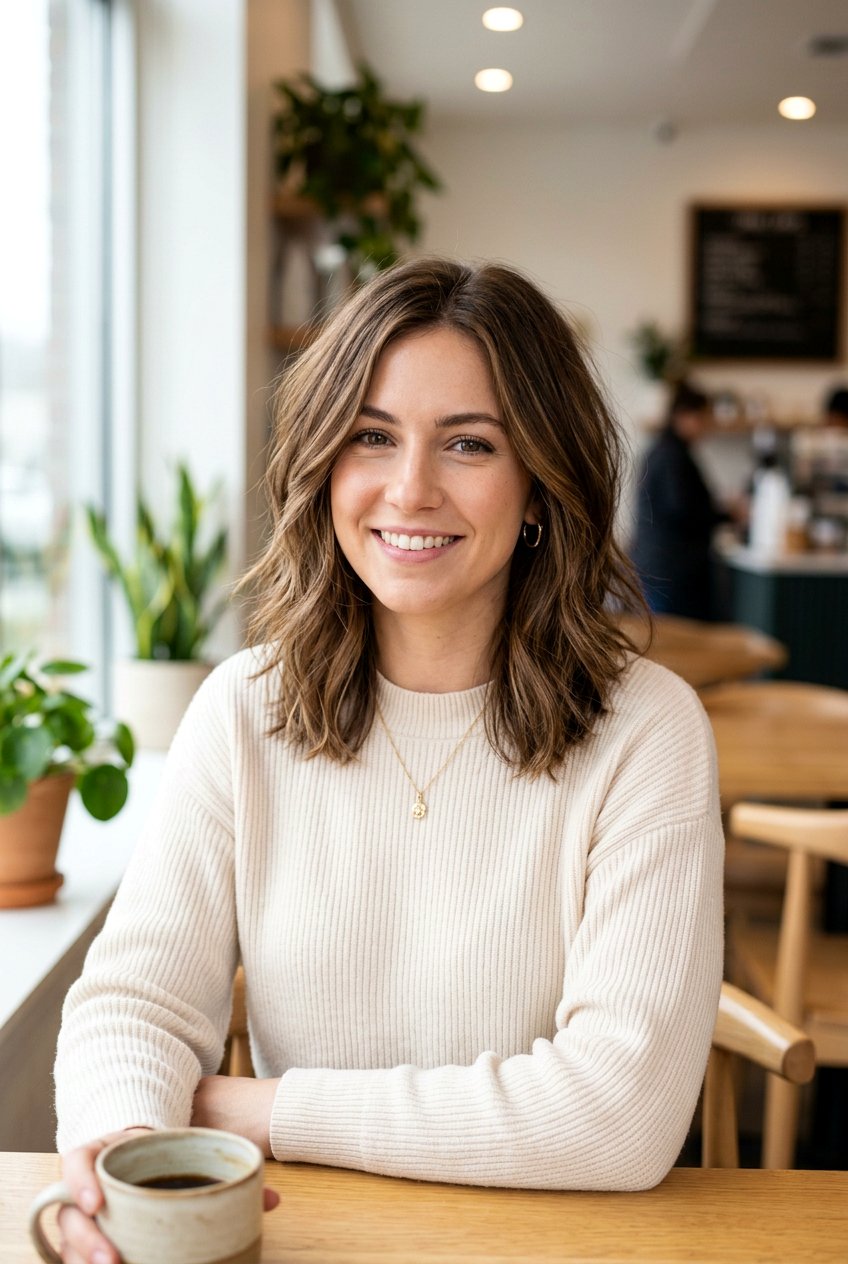 Layered Lob For Rainy Season - 20 monsoon friendly hairstyles - 20 monsoon friendly hairstyles