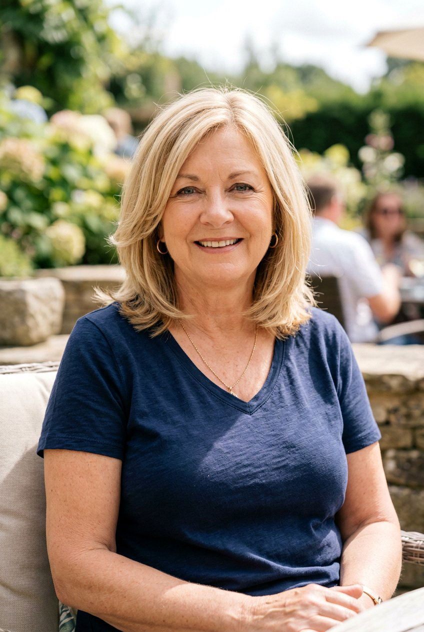 Layered Lob For Round Faces - 20 shoulder length layers for women over 60 - 20 shoulder length layers for women over 60