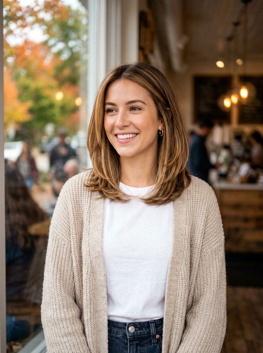 Layered Lob Haircut - 20 fall haircut trends for women - 20 fall haircut trends for women